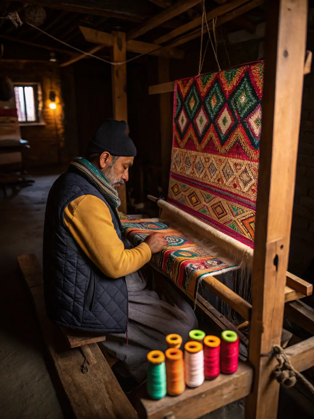 A photograph of participants creating traditional Breton crafts during a cultural immersion program.